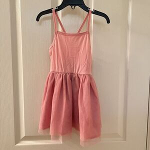 Old Navy Girls Blush Pink Tutu Tank Dress Size 3T